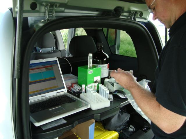 QED onsite testing for hydrocarbon analyser